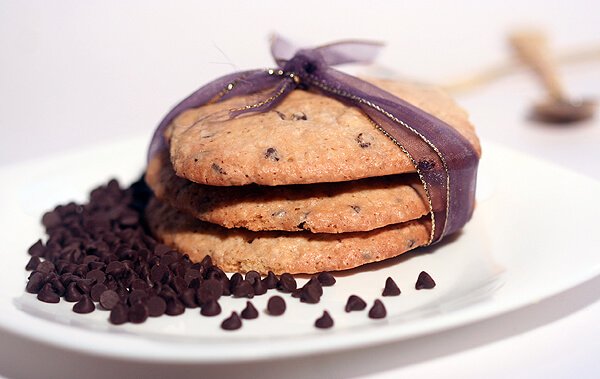 Avižiniai sausainiai su šokolado traškučiais